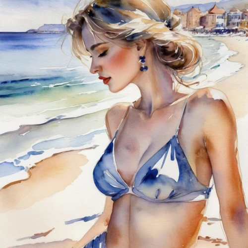 watercolor pin up,watercolor blue,watercolor,watercolor painting,water color,watercolor sketch,watercolor background,watercolor pencils,water colors,beach background,watercolors,whitmore,watercolorist,watercolor women accessory,watercolour paint,watercolour,struzan,oratore,watercolours,manara,Illustration,Paper based,Paper Based 11