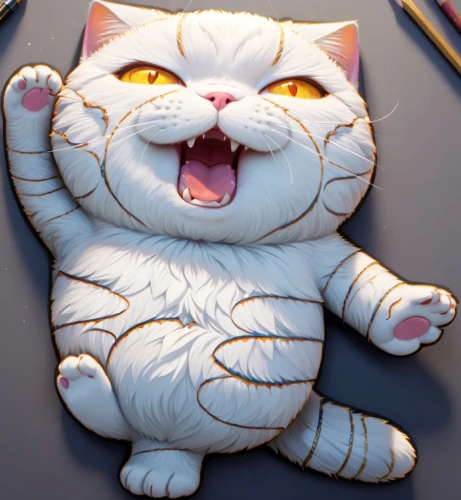 kihon,white cat,scottish fold,fat cat,fluffernutter,cartoon cat,white tiger,miqdad,drawing cat,korin,jiwan,mmogs,cat vector,krita,ognyan,catclaw,catto,miqati,doodle cat,rengo,Anime,Anime,General
