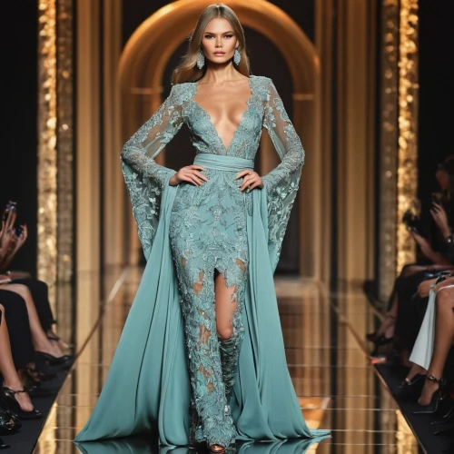 siriano,caftan,eveningwear,balmain,temperley,moschini,tahiliani,pizzo,evening dress,amfar,blumarine,teal blue asia,tereshchuk,defile,hammoud,galliano,robe,couturier,gowns,turquoise wool,Photography,Fashion Photography,Fashion Photography 12