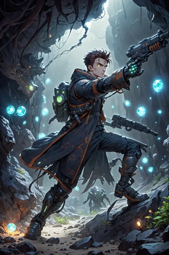 lancer,garrison,ryurikov,vergil,overhaul,jarlaxle,killua hunter x,berserk,game illustration,diarmuid,kamelot,inafune,warlock,darkwatch,ekko,nissa,asta,underdark,gradimir,defend,Anime,Anime,General