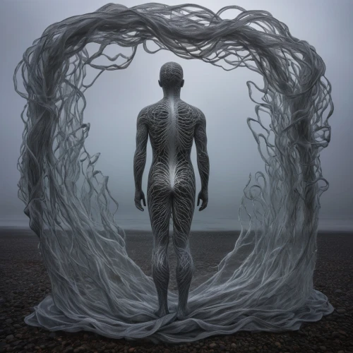 vespertine,lymphatic,mediumship,morphogenesis,unraveled,the human body,veil,cryonic,dematerialization,imaginacion,zentai,nervous system,incarnating,encased,plastination,human body,inarticulateness,symbioses,materialization,lovecraftian,Photography,Artistic Photography,Artistic Photography 11