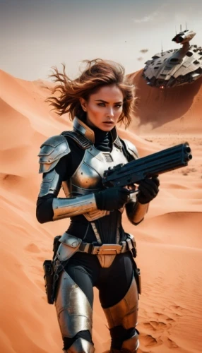 geonosis,sandahl,gunrunners,valerian,spaceguard,dune,alien warrior,speeder,sci fi,arrakis,barsoom,female warrior,femforce,dune 45,desert background,padme,storm troops,capture desert,dunem,patrols