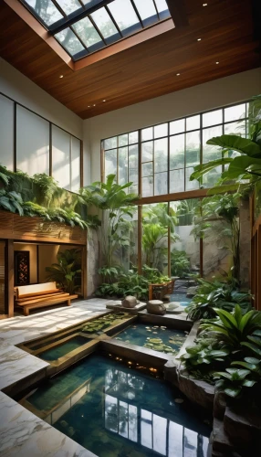 wintergarden,atriums,luxury bathroom,onsen,amanresorts,conservatory,fallingwater,ryokan,pool house,winter garden,japanese-style room,sunroom,tropical house,luxury home interior,tropical jungle,shangri,zen garden,japanese zen garden,landscaped,swimming pool,Illustration,Children,Children 03