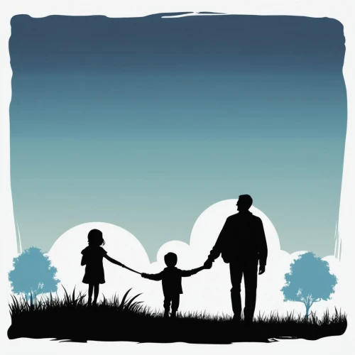 familysearch,stepfamilies,father's love,grandparenting,childrearing,life stage icon,walk with the children,grandfathering,guardianship,dad and son outside,children's background,couple silhouette,conservatorship,father's day,happy father's day,fathering,biparental,parents with children,father and daughter,stepparent,Illustration,Black and White,Black and White 10