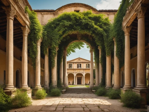 colonnades,colonnade,pergola,orangerie,villa d'este,sapienza,mirogoj,villa cortine palace,cortile,palladian,loggia,giarratano,porticoes,palace garden,naboo,palaces,archways,giardino,peristyle,cloister,Conceptual Art,Graffiti Art,Graffiti Art 02