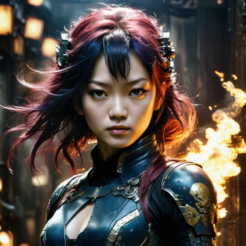 tsuneo,romanoff,psylocke,flamebird,yang,blackfire,chandra,fire background,siryn,daxia,asami,woori,flame spirit,black widow,fireheart,firebrand,xmen,yangmei,macniven,firestorm,Illustration,American Style,American Style 06