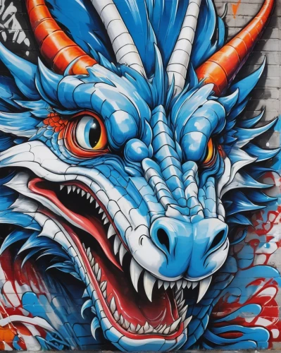 painted dragon,roa,drakon,dragon,qilin,barong,dragon of earth,dragao,dragones,dragon design,pointz,darragon,dragonheart,wyrm,graffiti art,tsathoggua,ragon,hiryu,katsumata,shenlong,Conceptual Art,Graffiti Art,Graffiti Art 09