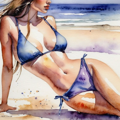 watercolor pin up,watercolor painting,watercolor,water color,watercolor background,watercolour paint,watercolor blue,watercolour,watercolor sketch,watercolors,watercolours,water colors,watercolor women accessory,watercolor texture,aquarelle,watercolor pencils,beach background,watercolorist,watercolour frame,beachgoer,Illustration,Paper based,Paper Based 03