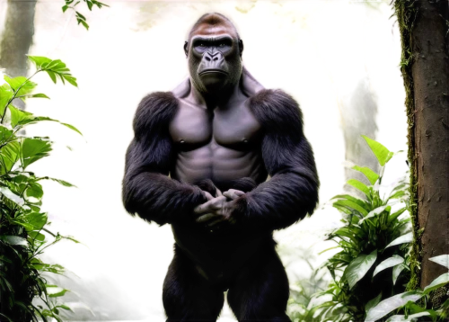 shabani,gorilla,jarawa,virunga,silverback,silverbacks,ape,gorilla soldier,haramirez,prosimian,oenomaus,gorillas,primate,primatologist,boonmee,apeman,bonobo,simian,utan,gigantopithecus,Unique,3D,Modern Sculpture