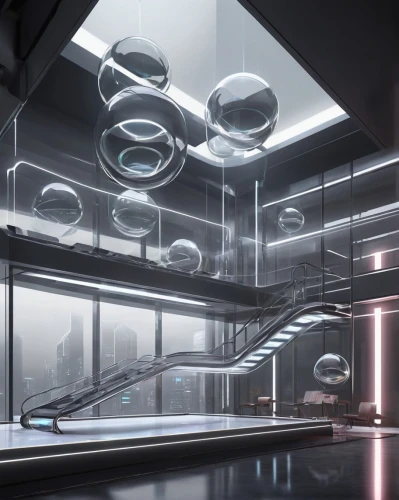 futuristic art museum,spaceship interior,ufo interior,futuristic architecture,sky space concept,arcology,spheres,3d rendering,futuristic landscape,nightclub,aqua studio,skyways,oscorp,stairwell,3d render,render,glass wall,cinema 4d,airspaces,teleporters,Conceptual Art,Daily,Daily 35