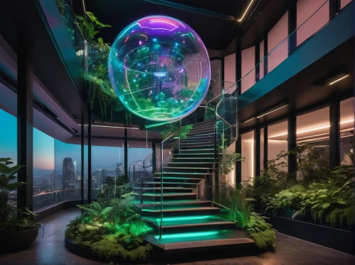 glass ball,glass balls,glass sphere,prism ball,electrohome,tropical house,sky apartment,sky space concept,dreamhouse,disco ball,atriums,colored lights,spheres,biospheres,terrarium,futuristic landscape,balcony garden,skywalks,ambient lights,futuristic,Conceptual Art,Graffiti Art,Graffiti Art 10