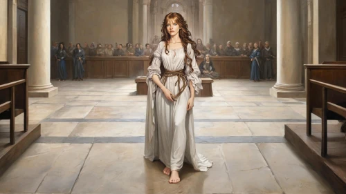 heatherley,donsky,justitia,mcnaughton,interconfessional,church painting,lady justice,canoness,contemporary witnesses,mcquarrie,consecrating,magdalene,margaery,ecclesiastic,the annunciation,synagogal,consecrated,priestess,praying woman,thyatira