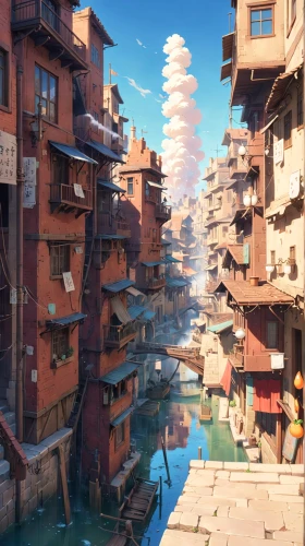 waterworld,yamatai,scampia,fantasy city,futuristic landscape,ancient city,floating island,density,gunkanjima,floating islands,floating huts,virtual landscape,postapocalyptic,argenta,post-apocalyptic landscape,unbuilt,ecotopia,sedensky,areopolis,sikka,Anime,Anime,Realistic