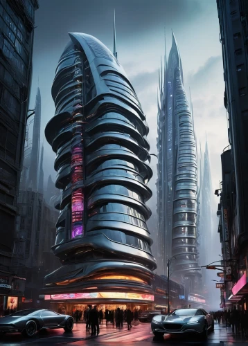 futuristic architecture,futuristic landscape,arcology,futuristic,futuristic art museum,cybercity,skylstad,ordos,cybertown,guangzhou,futurist,escala,cyberport,vdara,sci fiction illustration,coruscant,sky space concept,areopolis,skaro,sedensky,Conceptual Art,Sci-Fi,Sci-Fi 02