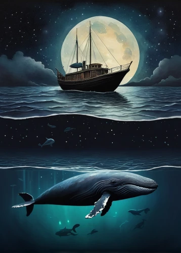 ballenas,blue whale,whaleships,orcas,whaling,dolphin background,pilot whale,dusky dolphin,balaenoptera,whales,the dolphin,orca,cetaceans,whalin,ballena,pilot whales,vaquita,cetacea,two dolphins,tursiops,Illustration,Realistic Fantasy,Realistic Fantasy 07