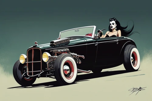 brubaker,blacksad,vampira,muscle car cartoon,roadster,radebaugh,packard one-twenty,illustration of a car,mazzucchelli,jalopy,old halloween car,harley,autorama,hellcat,spiegle,zatara,cruella de ville,motorcars,roadster 75,palmiotti,Conceptual Art,Fantasy,Fantasy 06