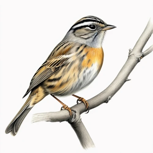 emberiza,saffron bunting,palm warbler,bird illustration,thornbills,lophophanes cristatus,old world flycatcher,woodlark,meadowlarks,accentors,longspur,accentor,bird drawing,shrike,sparrow bird,skylark,grassbird,icterus,fringilla coelebs,empidonax,Illustration,Black and White,Black and White 35