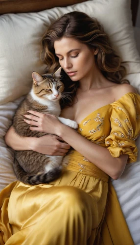 gisele,heatherley,demarchelier,romantic portrait,cat lovers,meredith,leibovitz,woman on bed,rosamund,caresse,prinsloo,belle,cat in bed,maxmara,cate,softness,luddington,cuddled,knightley,pillow,Photography,General,Commercial