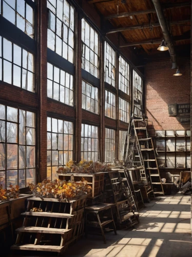 brickworks,brickyards,abandoned factory,old factory building,factory hall,lofts,empty factory,lumberyard,old factory,warehouse,mezzanines,manufactory,loft,industrial hall,warehouses,sewing factory,factories,workrooms,workbenches,packinghouse,Illustration,Black and White,Black and White 16