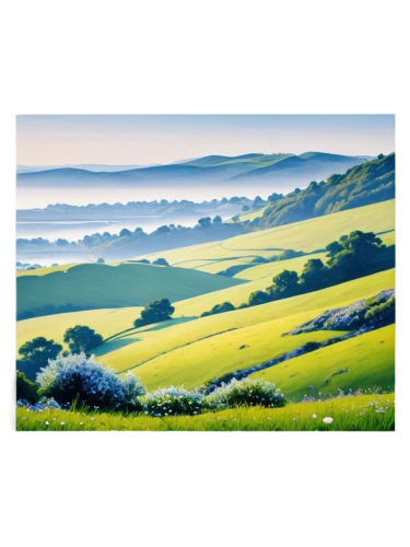 landscape background,green landscape,meadow landscape,rolling hills,green fields,grassfields,grassland,small landscape,hillocks,grasslands,cissbury,dorsetshire,meadow in pastel,downland,hills,wiltshire,somersetshire,glynde,dorset,colline,Art,Artistic Painting,Artistic Painting 40