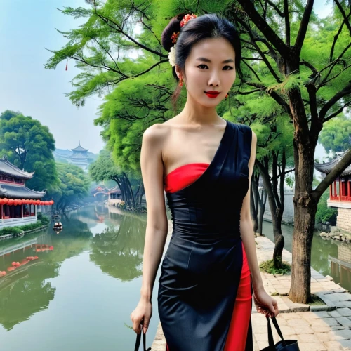 yifei,xiaofei,cheongsam,xiaohong,miss vietnam,xiaoqing,oriental princess,yingjie,qipao,oriental girl,yangmei,girl in a long dress,asian woman,vietnamese woman,xiaohui,shaoxuan,ao dai,jingqian,kisaeng,xiaojie,Art,Artistic Painting,Artistic Painting 23