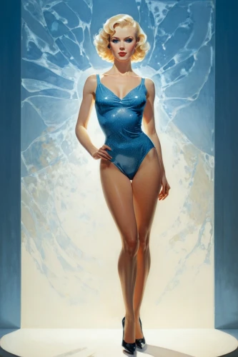 radebaugh,pin-up girl,pin up girl,marylyn monroe - female,marilyn monroe,pin ups,female swimmer,retro pin up girl,pin-up model,pin-up girls,the blonde in the river,swimmer,mamie van doren,kolinda,marylin monroe,marylin,dazzler,objectification,bluestocking,marilynne,Illustration,Abstract Fantasy,Abstract Fantasy 20