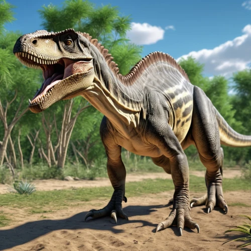 acrocanthosaurus,albertosaurus,phytosaurs,dicynodon,thecodontosaurus,camptosaurus,corythosaurus,herrerasaurus,dicynodonts,carcharodontosaurus,ceratosaurus,daspletosaurus,edmontosaurus,synapsid,sinornithosaurus,futalognkosaurus,saurornitholestes,allosaurus,gryposaurus,baryonyx,Photography,General,Realistic