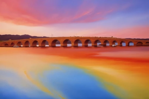 pont du gard,aqueducts,rainbow bridge,aqueduct,chmarossky viaduct,berwick,love bridge,bridge arch,pont,dragon bridge,railway bridge,sant'angelo bridge,viola bridge,pont d'avignon,railroad bridge,bridging,water colors,ponts,viaduct,ribblehead viaduct,Photography,General,Realistic