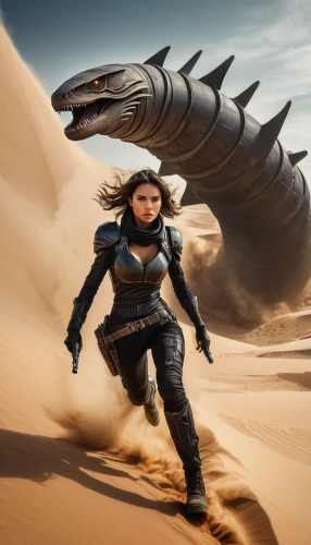 sandworm,sandworms,arrakis,female warrior,sci fiction illustration,dune,heroic fantasy,wind warrior,amihan,fremen,amaranthe,warrior woman,aeryn,sandbelt,firewind,viewing dune,ravager,heda,dragonriders,katara,Photography,Documentary Photography,Documentary Photography 08