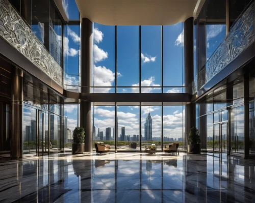 glass wall,glass facade,amanresorts,glass facades,penthouses,glass panes,structural glass,lobby,glass window,glass building,rotana,glass tiles,the observation deck,elevators,glass pane,foyer,glass blocks,atriums,glaziers,hall of nations,Conceptual Art,Oil color,Oil Color 19