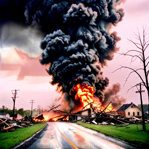 fire in houston,pilger,apocalyptic,burning of waste,chalmette,waco,tornados,angleton,fire disaster,industrial smoke,tornadoes,clinchfield,incinerated,burning house,firestorms,nonflammable,incineration,razed,oil refinery,flashover,Photography,Documentary Photography,Documentary Photography 02
