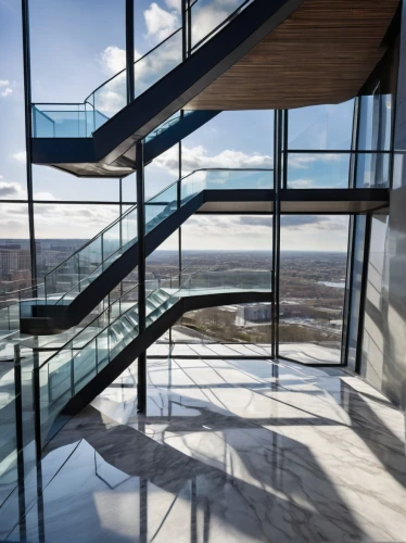 the observation deck,observation deck,glass wall,glass facade,structural glass,glass facades,skywalks,snohetta,glass panes,observation tower,penthouses,skydeck,skywalk,glass roof,balustrades,outside staircase,glass building,cantilevered,balustraded,winding staircase,Illustration,Realistic Fantasy,Realistic Fantasy 11