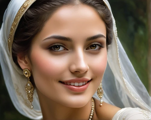 nargis,tamannaah,begum,indian bride,shagufta,islamic girl,tamanna,anarkali,sonam,nutan,mastani,neelam,fatehi,indian woman,jodha,bridal jewelry,sheikha,dilshad,dulhan,dupatta,Art,Classical Oil Painting,Classical Oil Painting 12