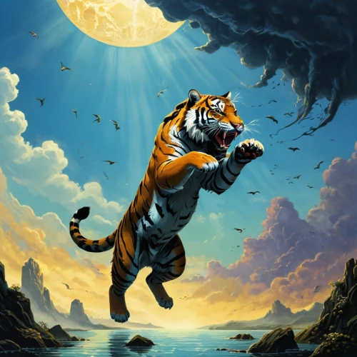 tiger,a tiger,bengal tiger,tigers,tigor,tigert,tigerish,hottiger,tiger png,world digital painting,asian tiger,tiger cat,tigerle,rimau,tigar,ruettiger,tigress,siberian tiger,fantasy picture,tigris,Conceptual Art,Sci-Fi,Sci-Fi 16