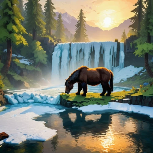 alaskan,alaska,katmai,brown bear,world digital painting,brown bears,bison,grizzlies,sealaska,european brown bear,digital painting,nature background,great bear,bear,the bears,kenai,bear guardian,bear kamchatka,forbears,alaskey,Unique,Pixel,Pixel 03