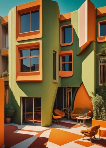 cube stilt houses,cubic house,multifamily,townhomes,mahdavi,suburbanized,cohousing,cube house,an apartment,ecovillages,townhouse,3d rendering,apartment complex,apartments,apartment house,mid century modern,apartment building,modern architecture,multistorey,mansard,Art,Artistic Painting,Artistic Painting 35
