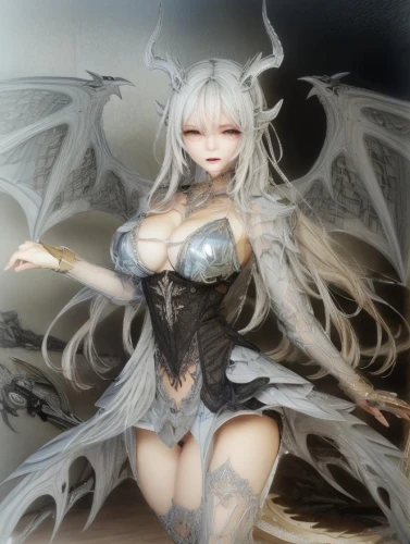 angel figure,drakengard,demonata,demoness,black angel,kotobukiya,yagyu,3d figure,dark angel,fallen angel,angel,naraku,bahamut,angel girl,abyssal,yuel,evil fairy,angel statue,hel,chobits