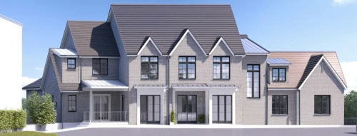 3d rendering,sketchup,modern house,townhomes,two story house,revit,townhome,townhouse,progestogen,residential house,dormers,duplexes,render,new housing development,kleinburg,mcmansions,danish house,architektur,victorian house,mansard,Photography,General,Realistic