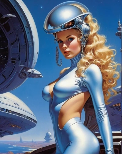 sci fi,laureline,mcquarrie,lucasarts,parsec,struzan,barbarella,radebaugh,dazzler,leia,starships,nacelles,emshwiller,starbase,sci fiction illustration,space tourism,sci - fi,science fiction,starship,femforce,Conceptual Art,Sci-Fi,Sci-Fi 19