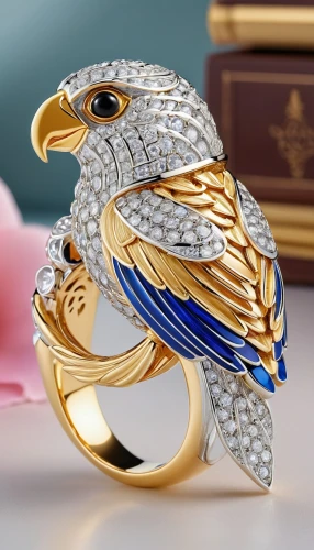 mouawad,chaumet,boucheron,clogau,ravenclaw,chopard,ring dove,an ornamental bird,ornamental bird,ornamental duck,ring jewelry,goldsmithing,cartier,asprey,tourbillon,birds gold,arpels,yurman,anello,jaquet,Unique,3D,3D Character