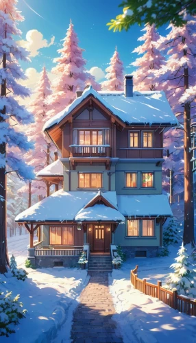 winter house,winter background,christmas snowy background,snow scene,snow roof,christmas wallpaper,house in the mountains,house in mountains,snow house,winter village,coziness,snowy landscape,snowhotel,beautiful home,house in the forest,dreamhouse,christmas landscape,christmasbackground,snow landscape,winterplace,Illustration,Japanese style,Japanese Style 03