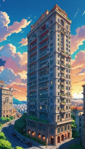 sky apartment,apartment building,honolulu,apartment block,skyscraper,stalin skyscraper,an apartment,apartment complex,skyscraper town,apartments,kotoko,the skyscraper,scampia,residential tower,apartado,shared apartment,gunkanjima,apartment,skyscraping,escala,Illustration,Japanese style,Japanese Style 03