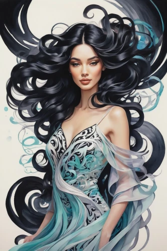 amphitrite,jasmine blue,fashion vector,dyesebel,sirene,mermaid vectors,blue enchantress,the zodiac sign pisces,fantasy art,horoscope libra,the sea maid,fluidity,sirena,jasmine,promethea,mermaid background,melusine,the wind from the sea,mervat,undine,Unique,Paper Cuts,Paper Cuts 01