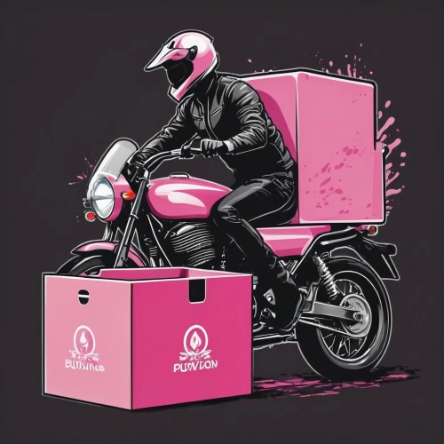 motorscooter,delivery,pink vector,motorscooters,piaggio,motor scooter,motorbike,bike pop art,motorcyle,scooter riding,motograter,scooters,mignoni,motorcycle,delivery man,delivery service,electric scooter,special delivery,mopeds,threadless,Unique,Design,Logo Design