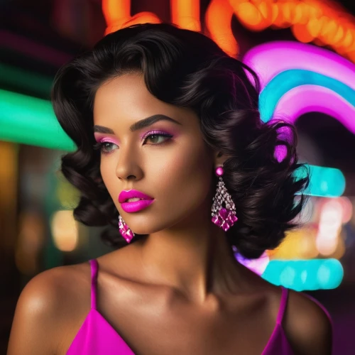 shanina,neon makeup,sonam,pink beauty,raja,bright pink,neon candies,marshallese,cosmopolitan,karthika,neon colors,vrih,esmeralda,vibrant color,fuchsia,neon,magenta,hawijah,freema,matangi,Photography,Documentary Photography,Documentary Photography 26