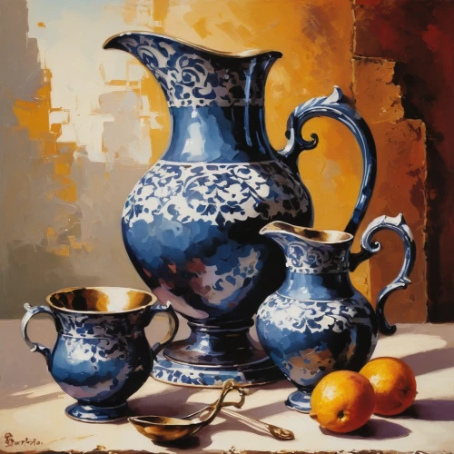 watercolor tea set,fragrance teapot,teapots,tea pot,coffeepots,tagines,tea set,asian teapot,pottery,amphora,ewer,teapot,cezannes,servies,delftware,ceramists,watercolor tea,earthenware,glazes,vintage teapot,Conceptual Art,Oil color,Oil Color 09