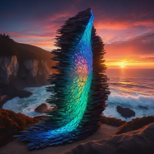 mermaid tail,rainbow waves,mermaid background,mermaid scales background,taniwha,wavefront,mermaid scale,spiral art,colorful spiral,dragonstone,iridescent,sirene,peacock feather,bird of paradise,fantasy art,starwave,kujira,dna helix,fantasy picture,fathom,Conceptual Art,Fantasy,Fantasy 02