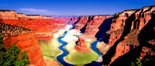 grand canyon,canyon,virtual landscape,canyons,gorges,glen canyon,fairyland canyon,horseshoe bend,supai,zion,zions,landforms,hesychasm,rio grande river,landform,rivers,canyonr,oversaturated,disgorges,kaibab,Photography,Documentary Photography,Documentary Photography 32