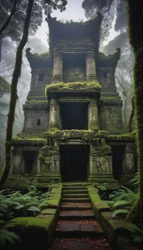 yavin,ancient house,abandoned place,ancient ruins,asian architecture,ancient buildings,ruins,lost place,abandoned places,lost places,ancient city,ancient building,shaoming,mausoleum ruins,ancients,the ruins of the,lostplace,angkor,ancient,stone pagoda,Illustration,Retro,Retro 05