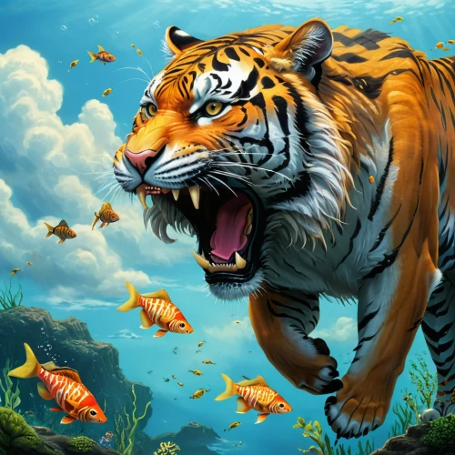 tigershark,bengal tiger,tiger,tiger png,asian tiger,blue tiger,tigerish,tigerfish,tigert,tigers,tigre,tigerle,tigris,tiger cat,tigress,siberian tiger,tigar,tigres,stigers,hottiger,Illustration,Retro,Retro 16